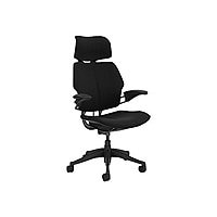 Humanscale Freedom Headrest - chair - nylon, polyurethane foam, Duron plastic - graphite, lotus black