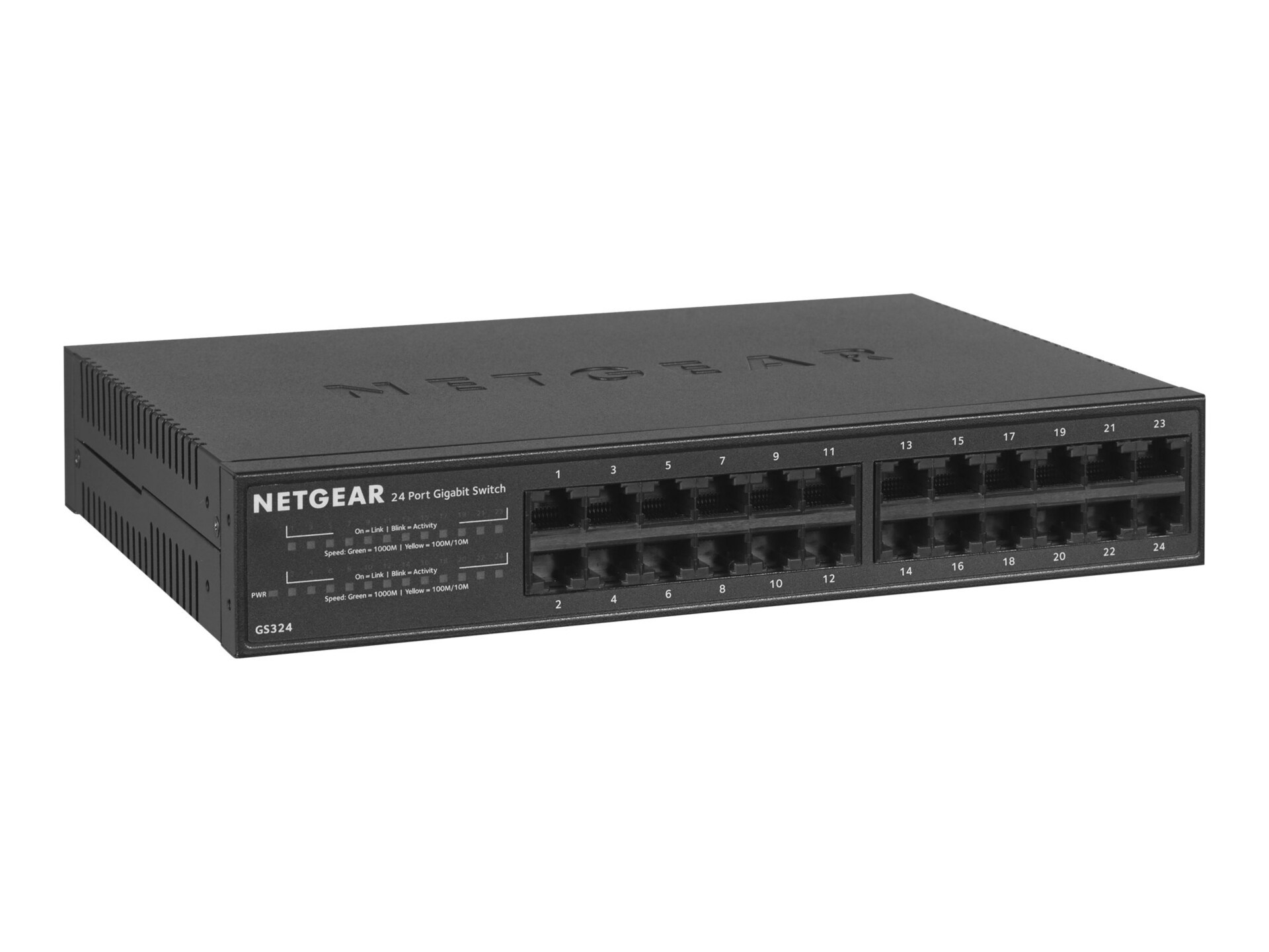 NETGEAR SOHO Gigabit Ethernet Switch GS324 - switch - 24 ports - unmanaged