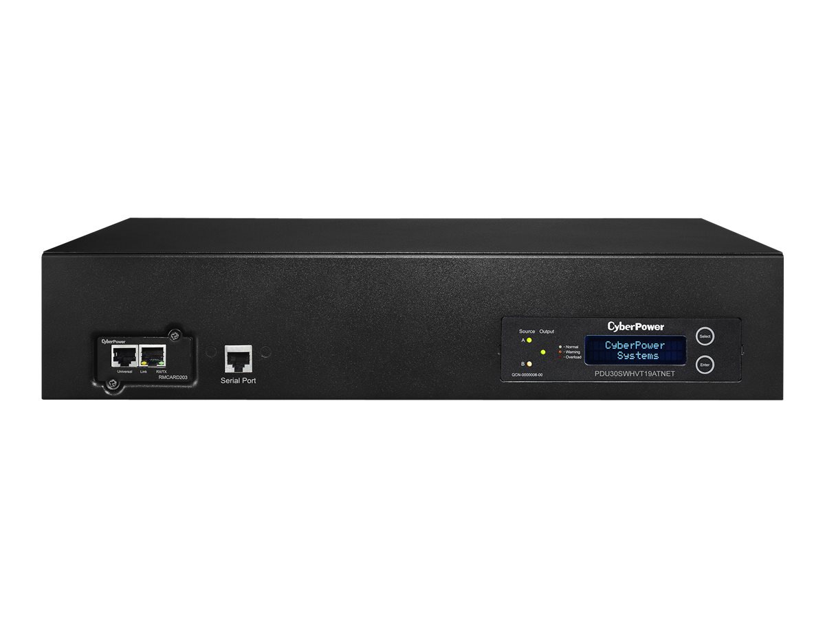 CyberPower Switched Series PDU30SWHVT19ATNET - power distribution unit