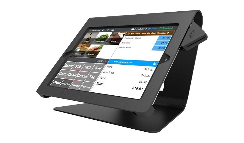 Compulocks Nollie iPad Mini POS Counter Top Kiosk Black stand - for tablet - black