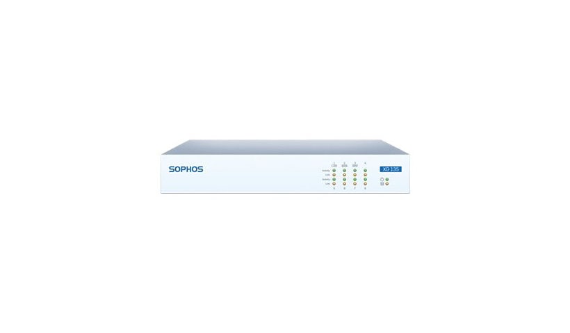Sophos XG 135w - security appliance - with 2 years TotalProtect Plus