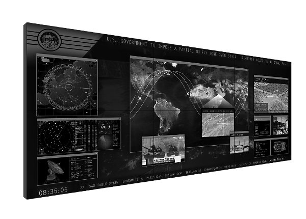 Planar Clarity Matrix LX55HDX G2 3x2 LCD Video Wall System