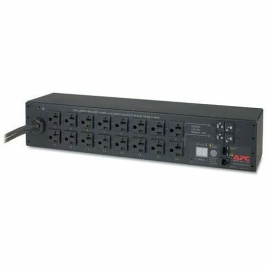 APC by Schneider Electric Rack PDU, Metered, 2U, 30A, 120V, (16) 5-20