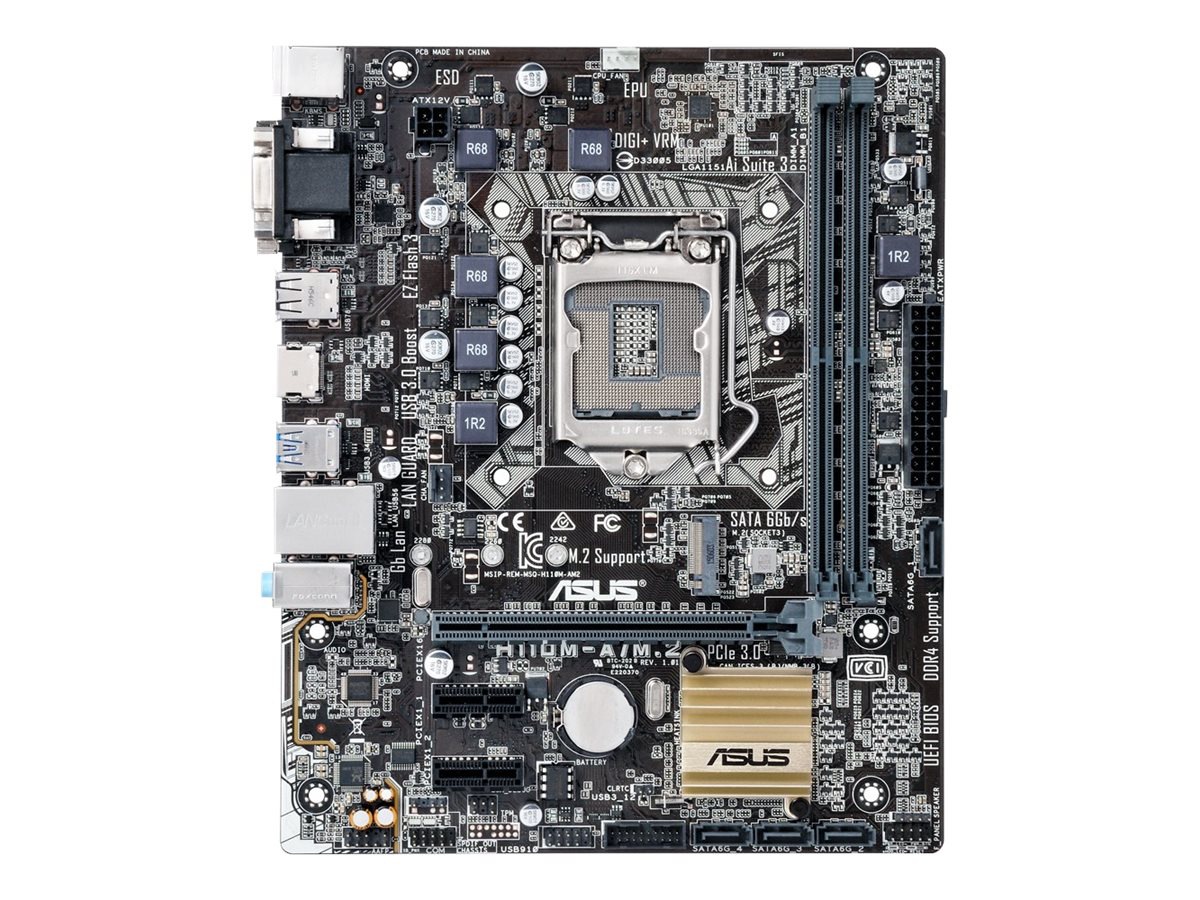 ASUS H110M-A/M.2 - motherboard - micro ATX - LGA1151 Socket - H110