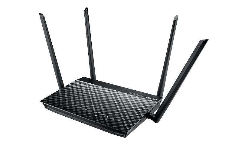 ASUS RT-AC1200 - wireless router - 802.11a/b/g/n/ac - desktop