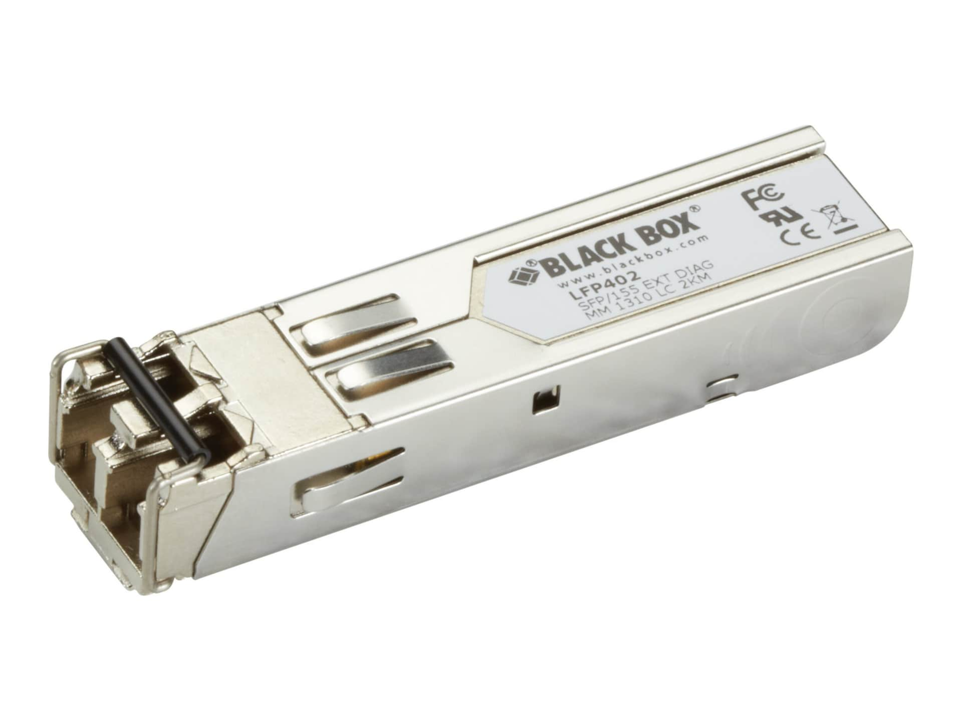 Black Box with Extended Diagnostics - SFP (mini-GBIC) transceiver module -