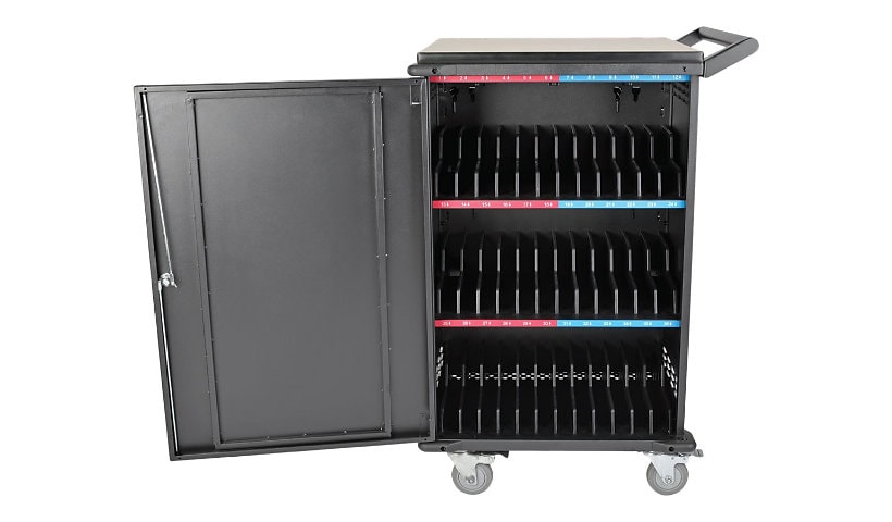 Tripp Lite 36-Port AC Charging Cart Storage Station Chromebook Laptop Tablet cart - for 36 notebooks - black