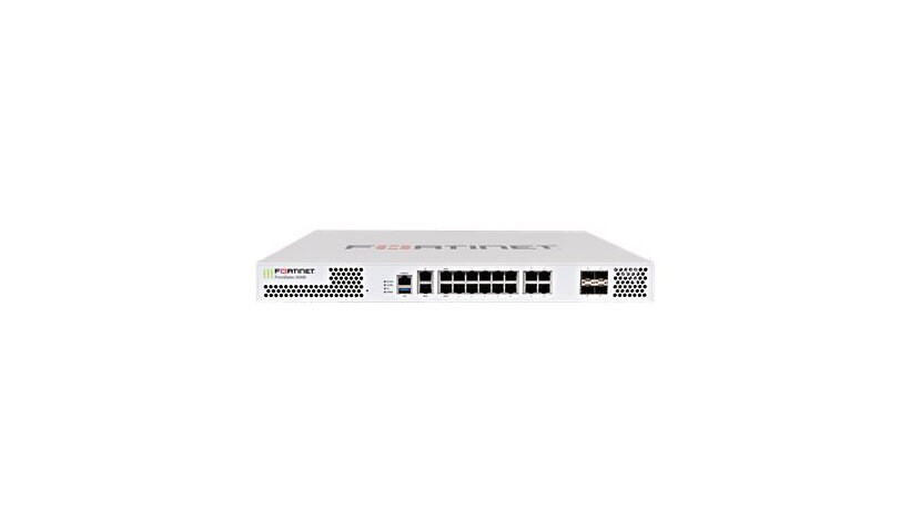 Fortinet FortiGate 201E - security appliance - with 1 year FortiCare 24x7 E
