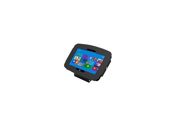 Compulocks Surface Secure Space Enclosure with 45° Kiosk Black - stand