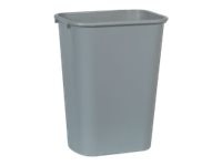 Rubbermaid 2957 Large - waste basket - 10.3 gal - linear low-density polyethylene (LLDPE) - gray