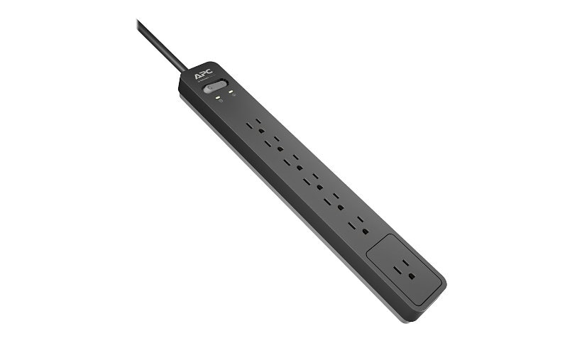 APC by Schneider Electric Essential SurgeArrest PE76, 7 Outlets, 6 Foot Cord, 120V