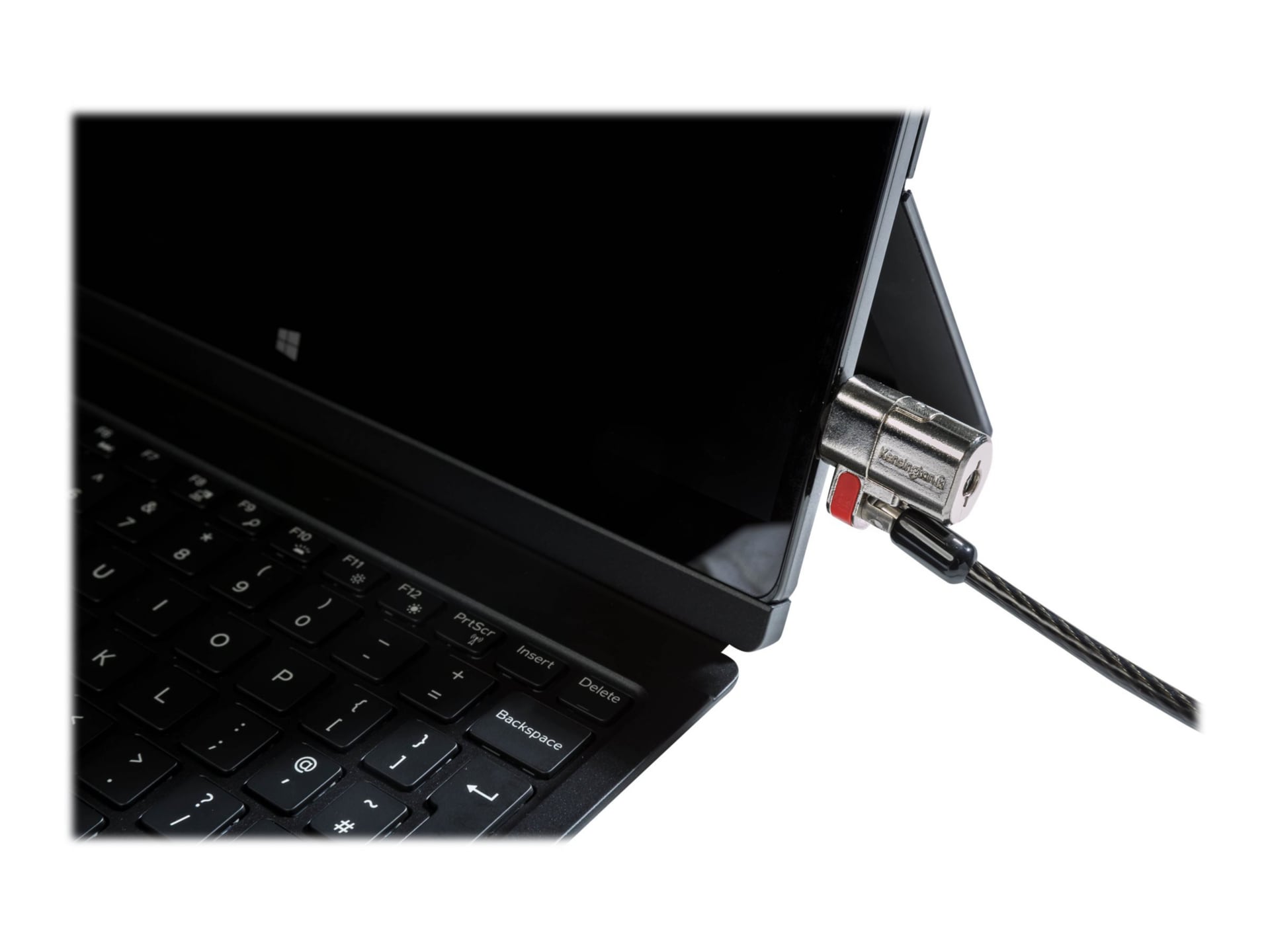 Kensington ClickSafe Keyed Laptop Lock for Wedge Security Slots - security