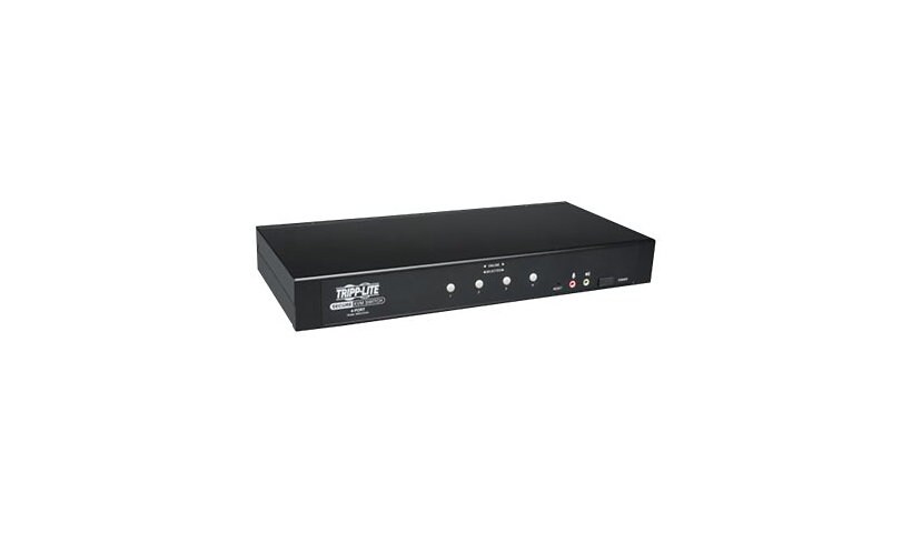 Tripp Lite 4-Port Secure KVM Switch DVI / USB Audio NIAP EAL2 TAA GSA