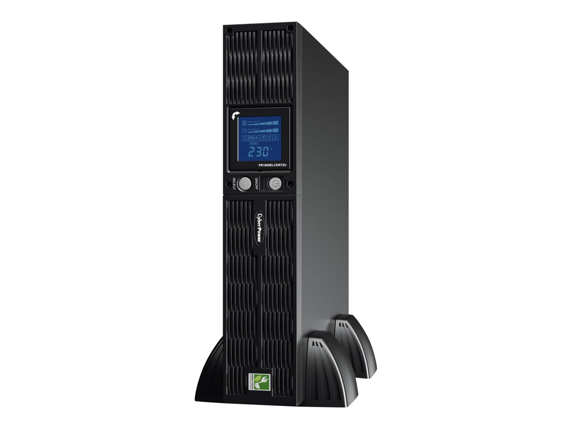 CyberPower Professional Rack Mount LCD Series PR1000ELCDRT2U - UPS - 700 Watt - 1000 VA