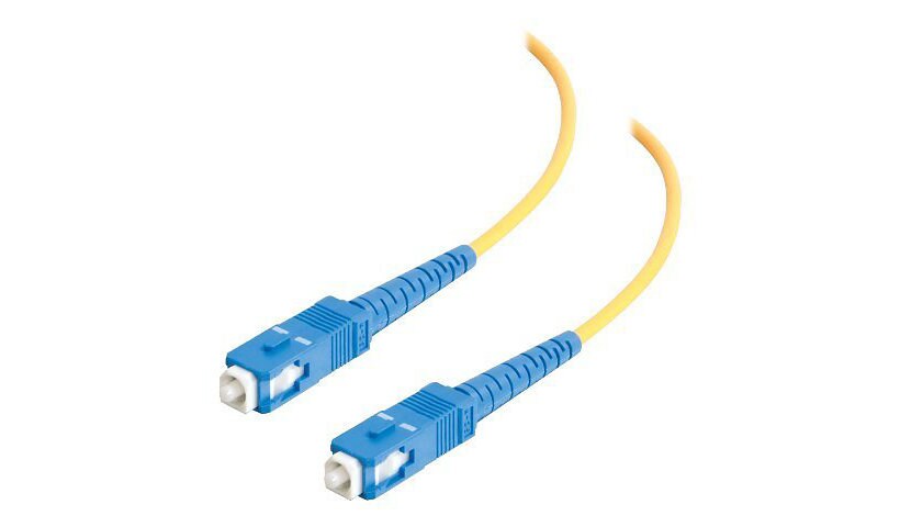 C2G 7m SC-SC 9/125 Simplex Single Mode OS2 Fiber Cable - Yellow - 23ft - pa