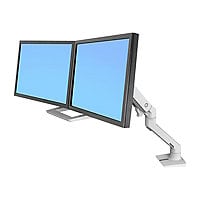 Ergotron HX kit de montage - Technologie brevetée Constant Force - pour 2 écrans LCD - blanc