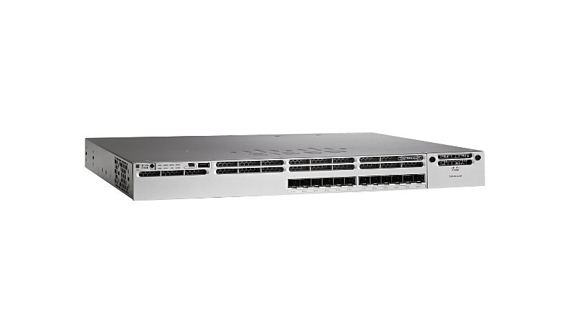 Cisco Catalyst 3850 12 Port SFP+ Ethernet Switch with 350WAC Power Supply - Refurbished