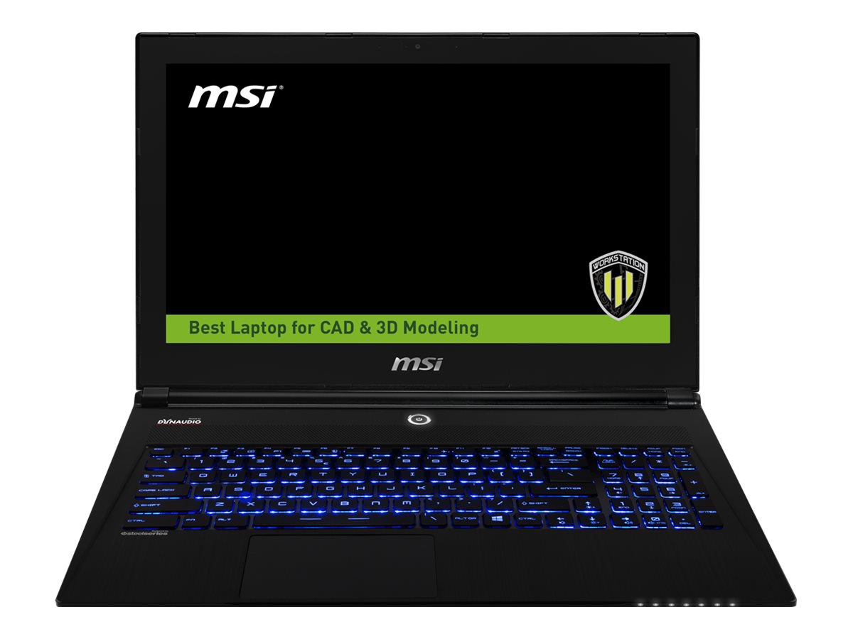 MSI WS60 7RJ 675US - 15.6" - Xeon E3-1505MV6 - 32 GB RAM - 512 GB SSD