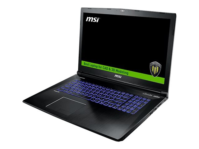 MSI WE72 7RJ 1032US - 17.3" - Core i7 7700HQ - 32 GB RAM - 512 GB SSD