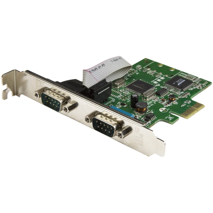 StarTech.com PCI Express Serial Card - 2 port - Dual Channel 16C1050 UART - Serial Port PCIe Card - Serial Expansion