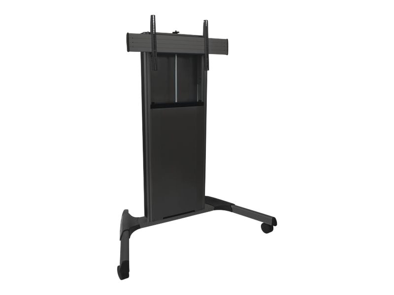 Chief Fusion X-Large Ultrawide Mobile TV Cart - For Displays 55-100" - Black