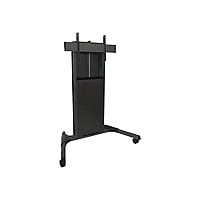 Chief Fusion X-Large Ultrawide Mobile TV Cart - For Displays 55-100" - Black