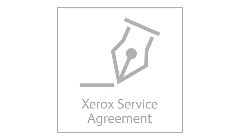 Xerox On Site Service - extended service agreement - 1 year - on-site