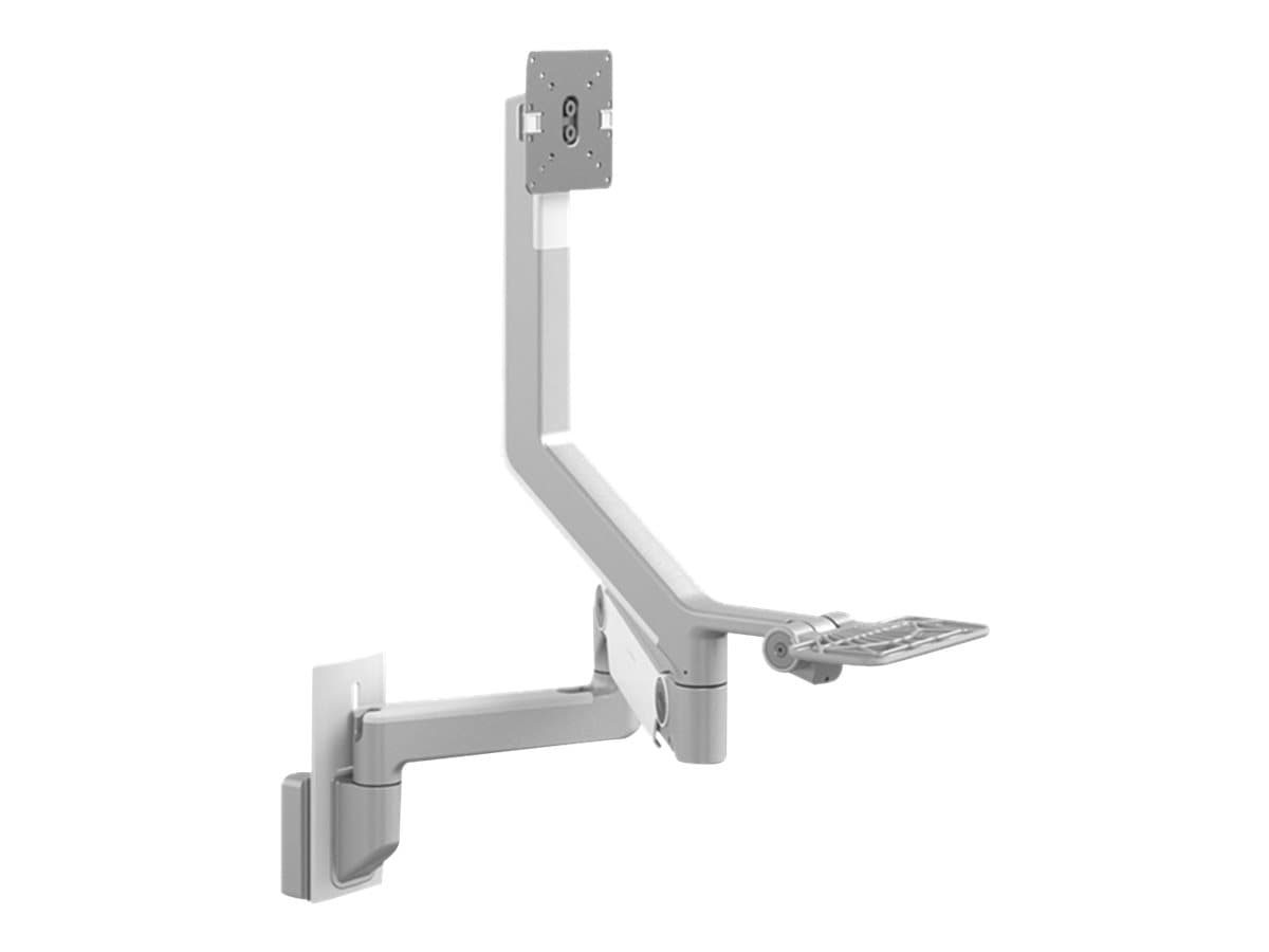 Capsa Healthcare V6 Wall Workstation mounting component - for LCD display - aluminum