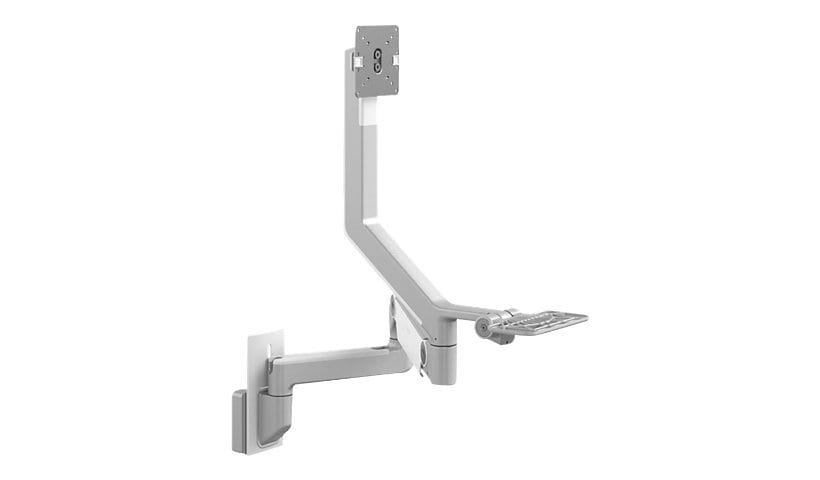 Capsa Healthcare V6 Wall Workstation mounting component - for LCD display - aluminum