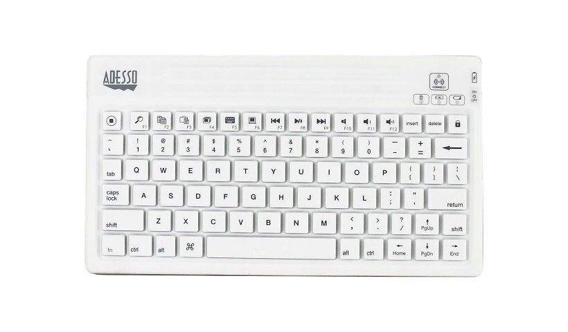 Adesso WKB-2000BW - keyboard and folio case - US