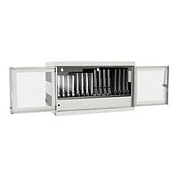 Tripp Lite 16-Port AC Charging Storage Station w/ Cart Options Chromebook Laptop White cabinet unit - for 16 notebooks -