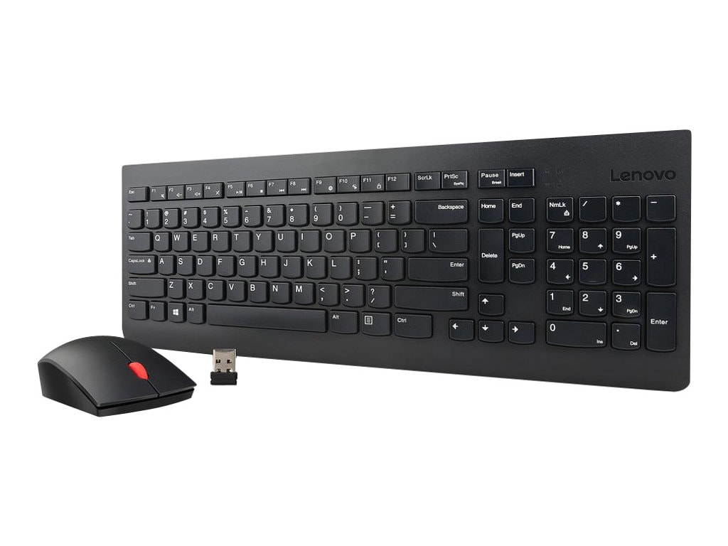 Lenovo Essential Wireless Combo - keyboard and mouse set - US