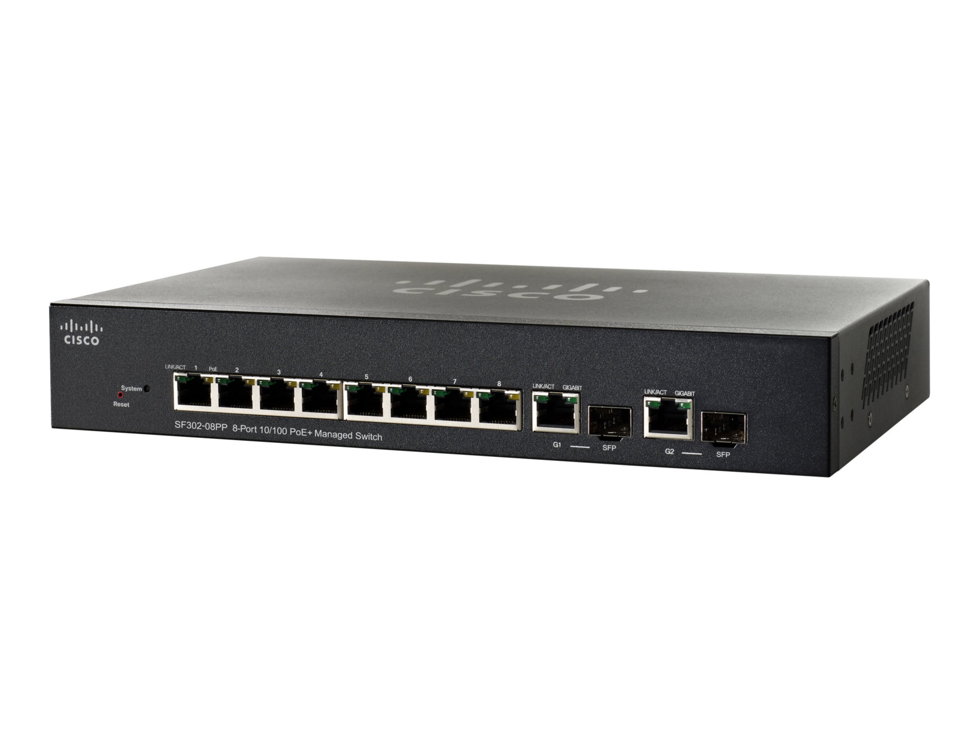 Cisco Small Business SF302-08PP - switch - 8 ports - managed - rack-mountable