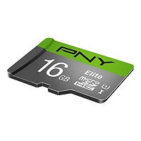 PNY Elite Performance - flash memory card - 16 GB - microSDHC UHS-I