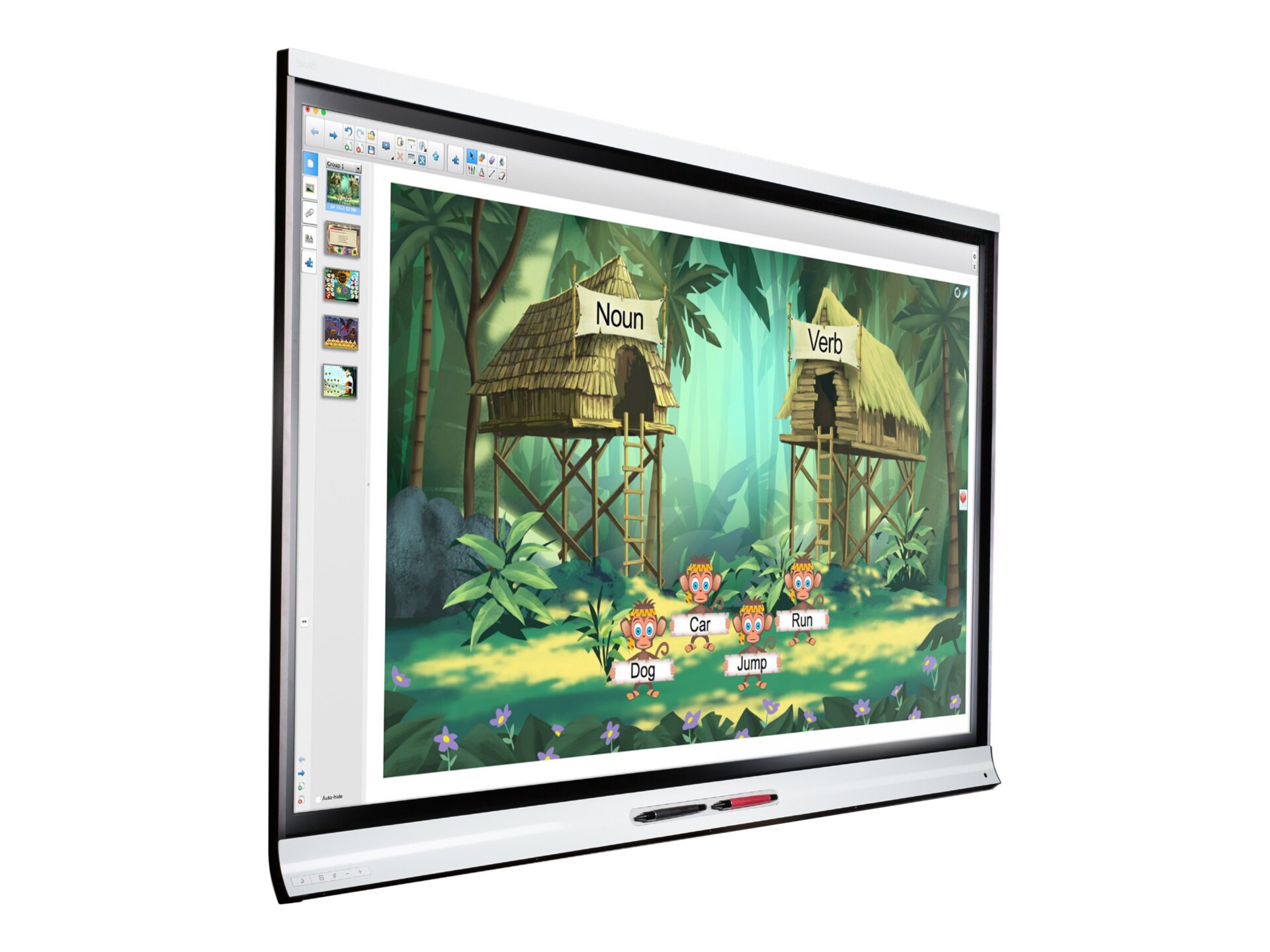 SMART Board 6265-V2 interactive flat panel with iQ 65" Class (64.5" viewable) LED display