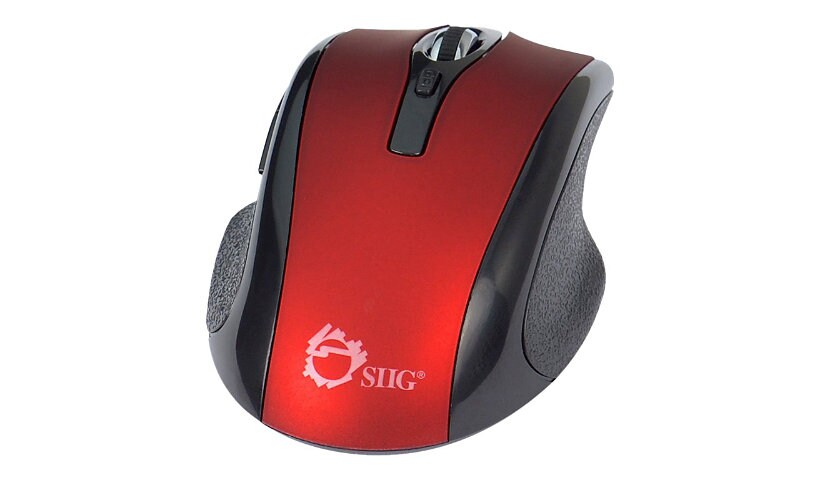 SIIG JK-WR0912-S2 - mouse - 2.4 GHz - red