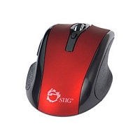 SIIG JK-WR0912-S2 - mouse - 2.4 GHz - red