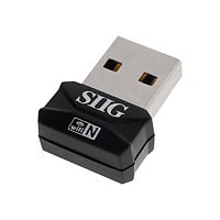SIIG Wireless-N Mini USB Wi-Fi Adapter - network adapter - USB 2.0