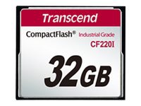 Transcend CF220I Industrial Temp - flash memory card - 32 GB - CompactFlash