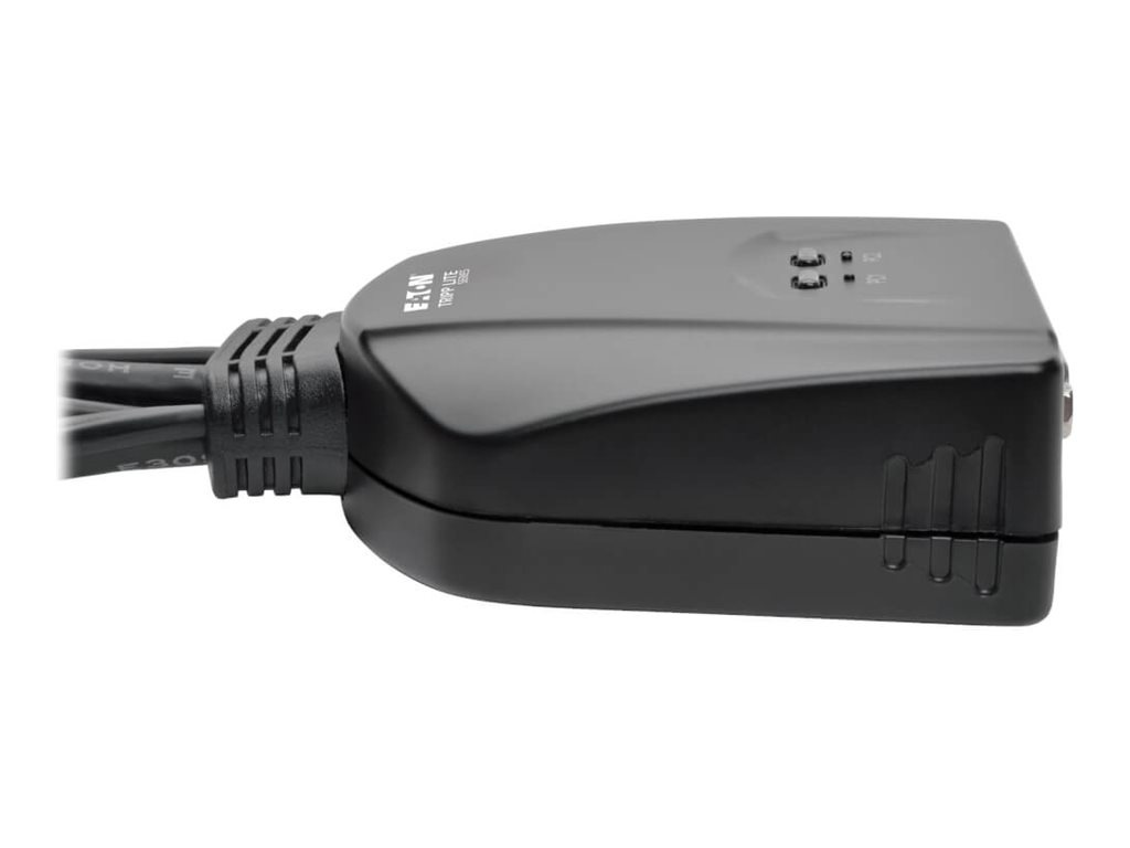 Thumbnail 4 of 9 for Eaton Tripp Lite series 2-Port USB/VGA Cable KVM Switch with Cables and USB Peripheral Sharing - KVM / USB switch - 2