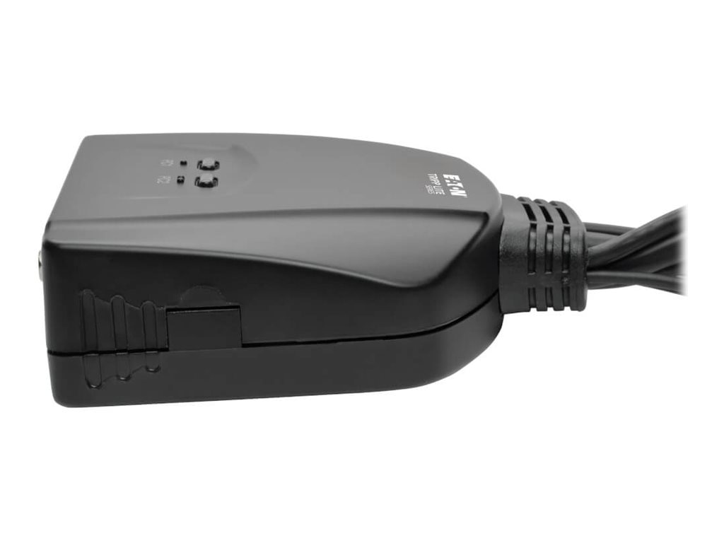 Thumbnail 5 of 9 for Eaton Tripp Lite series 2-Port USB/VGA Cable KVM Switch with Cables and USB Peripheral Sharing - KVM / USB switch - 2