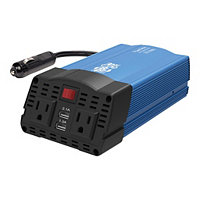 Tripp Lite 375W Car Power Inverter 2 Outlets 2-Port USB Charging AC to DC