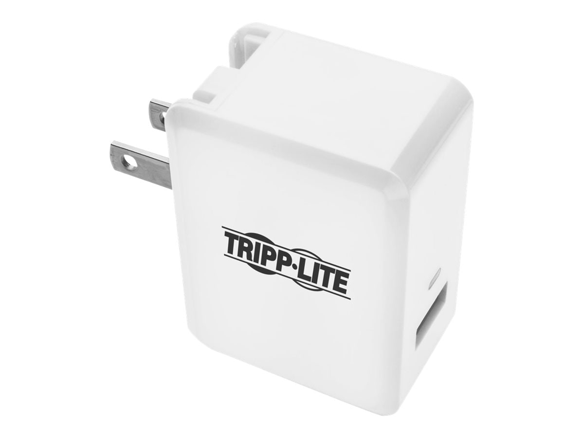 Tripp Lite 1-Port Quick Charge 3.0 USB Wall/ Travel Charger, Autosensing