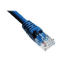 AXIOM 1FT CAT6A MOLDED BOOT BLUE