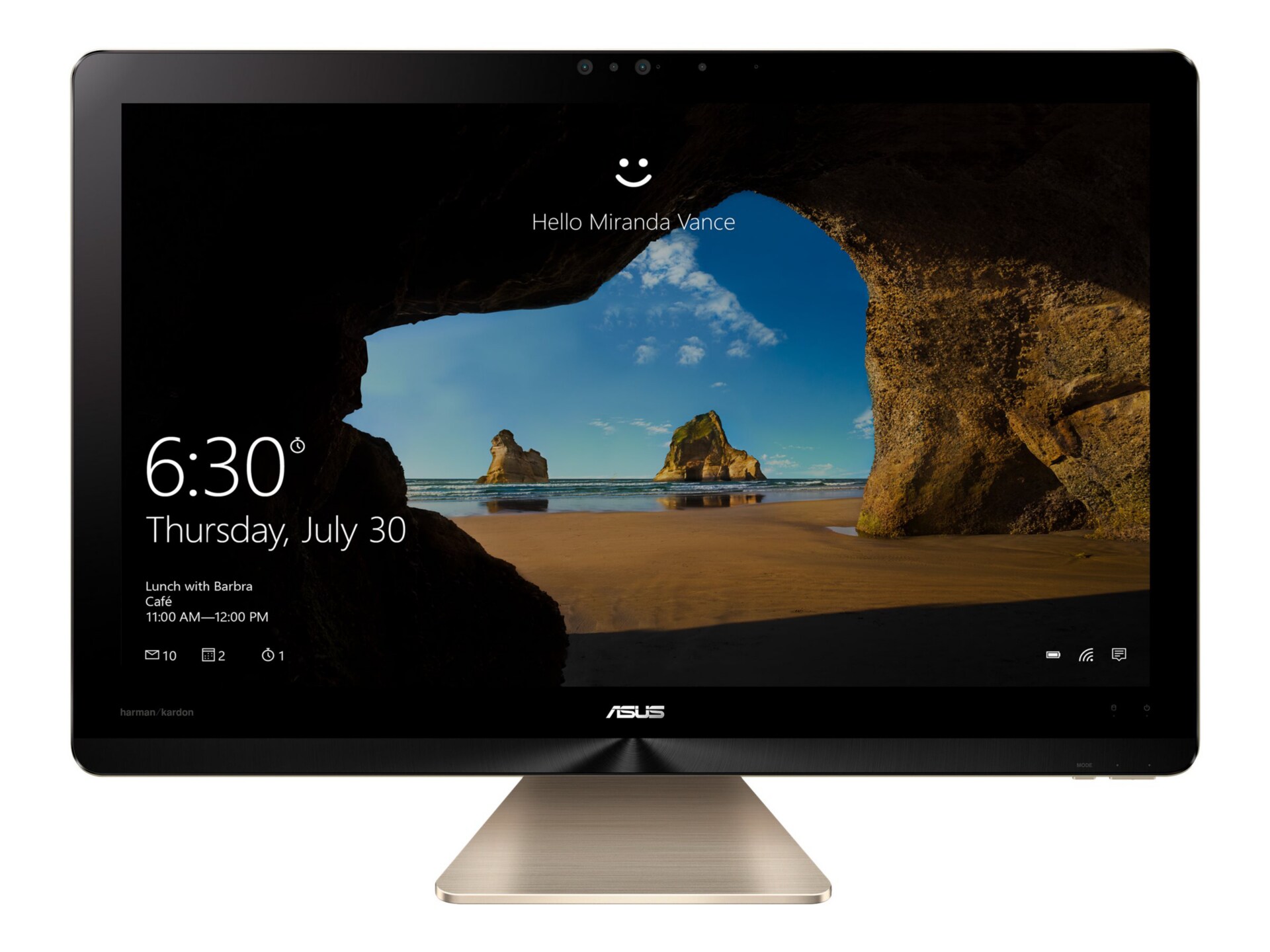 ASUS Zen AiO Pro Z240IE - all-in-one - Core i7 7700T 2.9 GHz - 16 GB - 1.128 TB - LED 23.8"