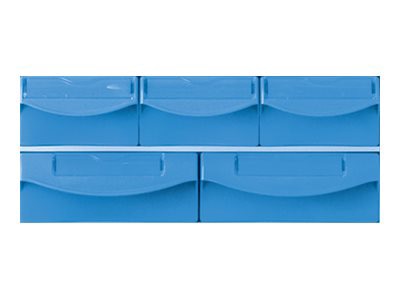 Capsa Healthcare - Standard Bins Accessory - Non-Locking Blue Bin Kit 2 Med