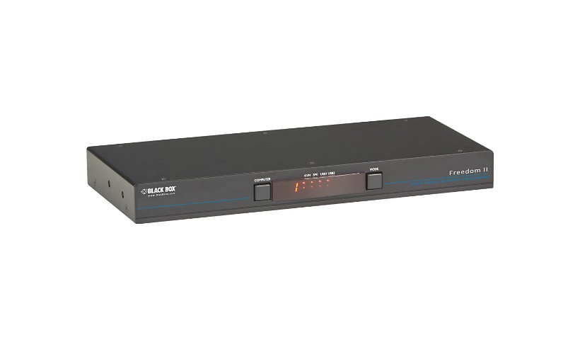 Black Box KVM Switch 4-Port USB Freedom II - keyboard/mouse/USB/audio switc