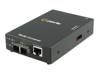 Perle S-110PP-M2SC2 - fiber media converter - 10Mb LAN, 100Mb LAN