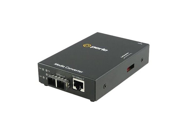 Perle S-110PP-M2SC2 - fiber media converter - 10Mb LAN, 100Mb LAN