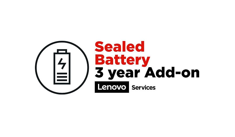 Lenovo Sealed Battery Add On - battery replacement - 3 years - School Year Term
